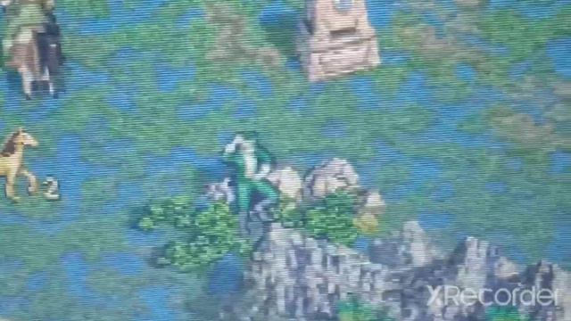 Лепрекон из герои меча и магии 3 танцует под Hard Drive (шаблон для мемов)