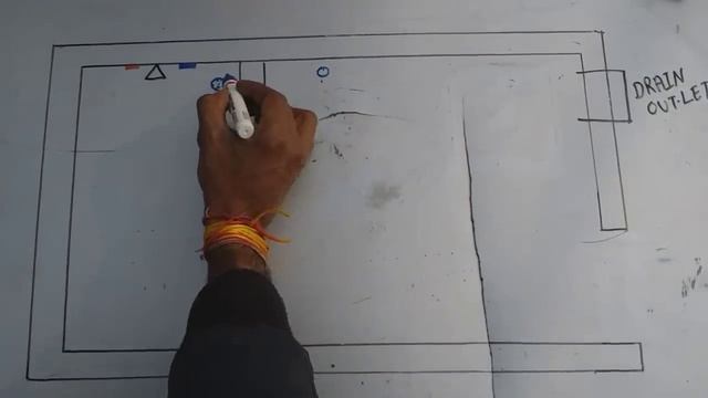 Bathtoom Drain Explained By Drawing Chart