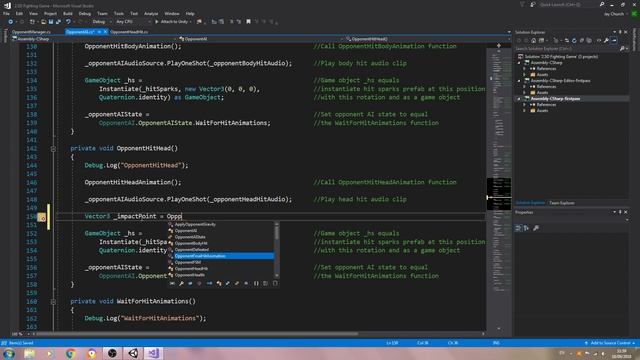 Unity3D Fighting Game Tutorial #67 Opponent AI