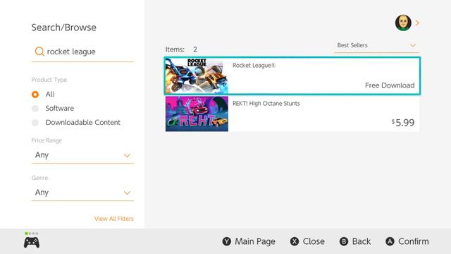 Rocket League Now FREE On Nintendo Switch Eshop!