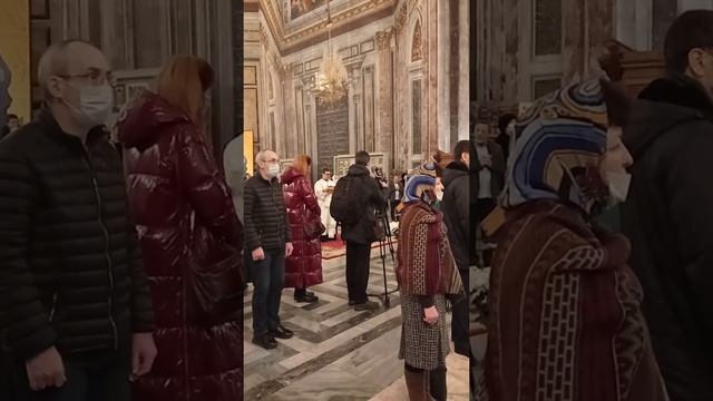 Чтение Апостола и Аллилуйа Степанова. Исаакиевский собор протодиакон Павел Шуклин