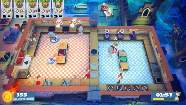 Overcooked 2: Night Of The Hangry Horde, Kevin 1, 2 Players, 4 Stars (1027)