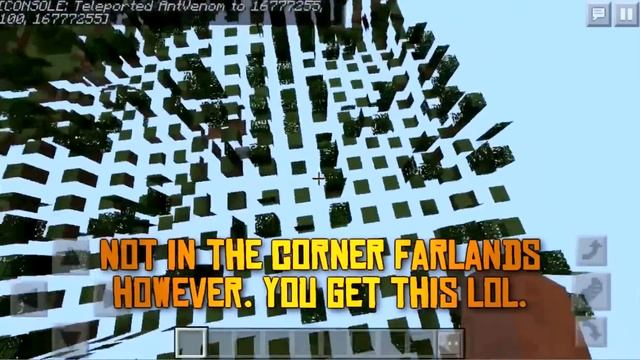 FAR LANDS In MINECRAFT POCKET EDITION?!