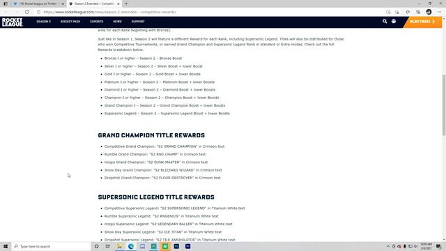 SEASON 2 REWARDS ANNOUNCED!! - Rocket League Update