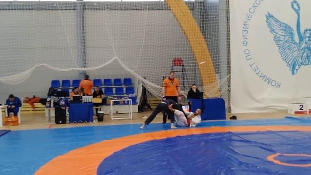 Чемпионат Спб по Грепплингу ГИ 2019 66 кг Финал Ли Евгений   Соболев Павел