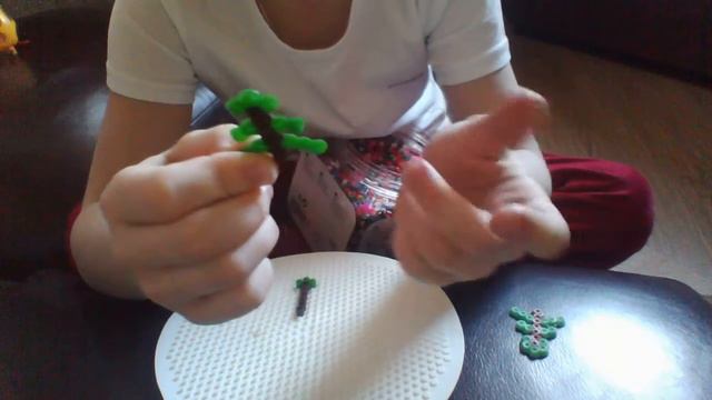 поделки из термомазайки (ёлка)