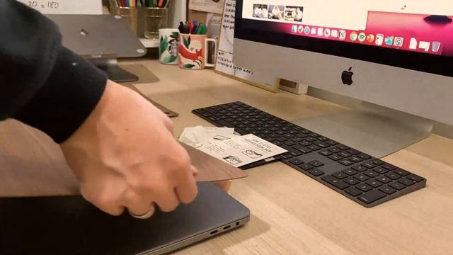 Unboxing & Installing My Wood We Macbook Pro 16 Walnut Skin