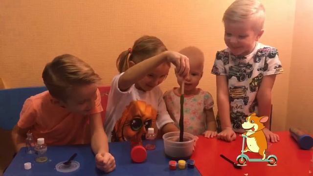 Развивающие игры для детей 5-8 лет. Делаем слаймы .