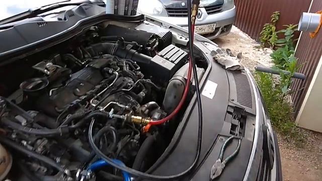 Промывка топливной системы дизеля Volkswagen Passat