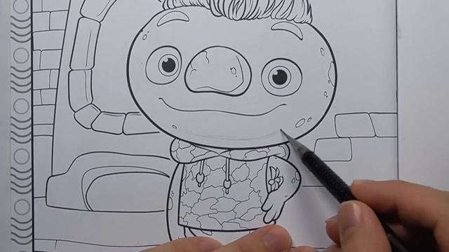 HORROR Artist Vs $2 Disney ELEMENTAL Colouring Book ✍️