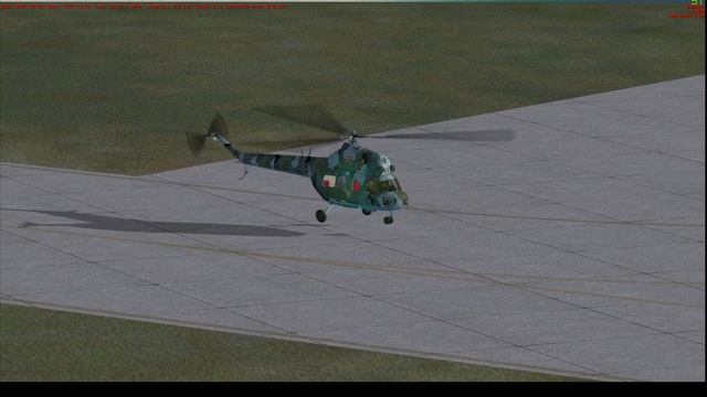[FSX] Mi-2 пробный полет. Тест навигации.