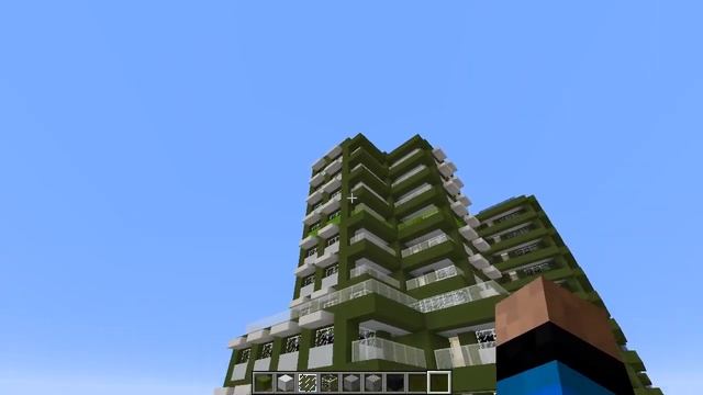 Угловой небоскрёб в Майнкрафте. Город подписчиков #10