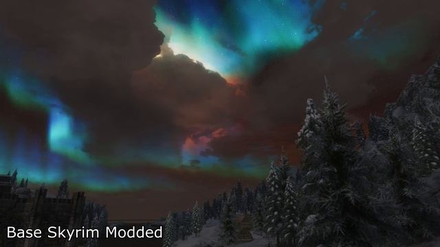 Skyrim Modded Vs Skyrim Remaster Vs Skyrim Remaster Modded - Vivid Weather Comparison