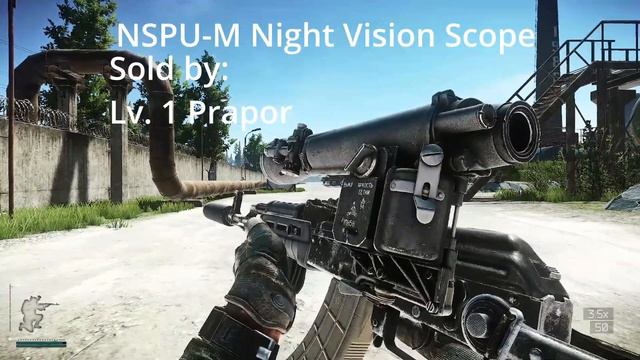 Escape From Tarkov Level 1 Trader Optics
