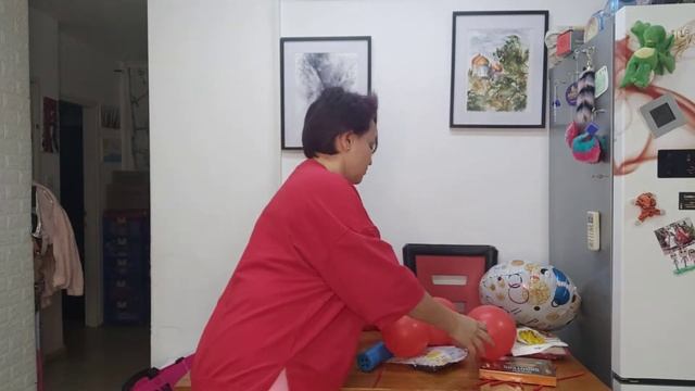 Подарок мужчине на день рождения! Композиция из шаров на день рождения