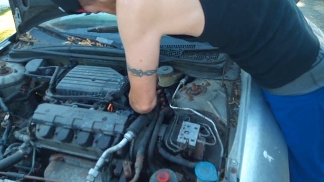 Honda Civic Pulling The ABS Lines.