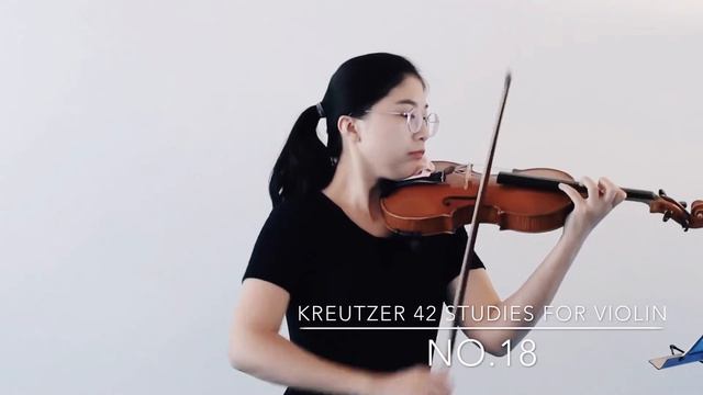 Kreutzer 42 Studies(Etudes) For Violin【No.18】