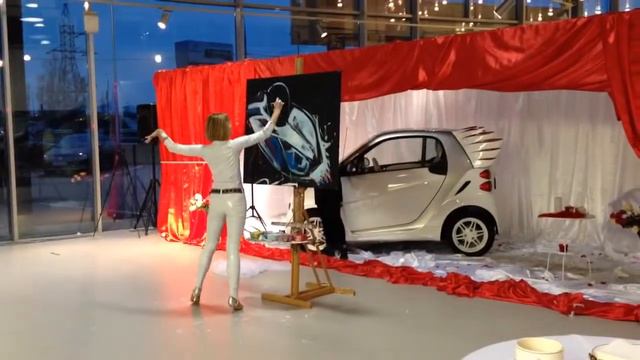 Марта Тиш и Smart ForTwo Jeremy Scott