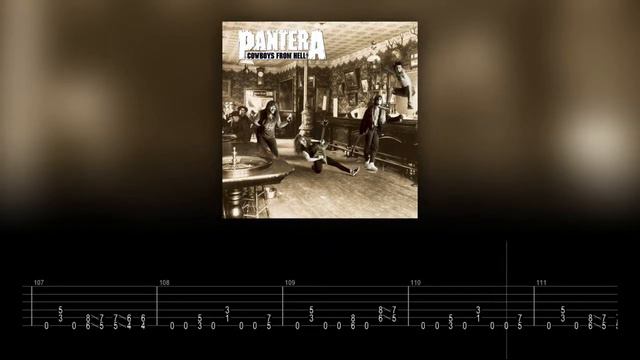 Pantera - The Art Of Shredding (Guitar Backing Track With Tabs)