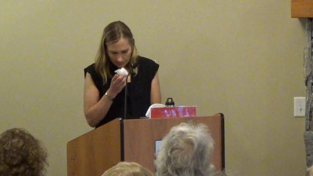 Author Abi Maxwell at the Gilford Public Library  5 30 2019