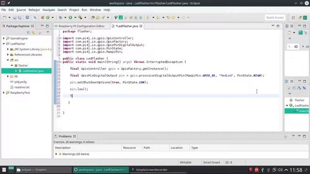 Raspberry Pi 3 - How To Turn On Led With Java