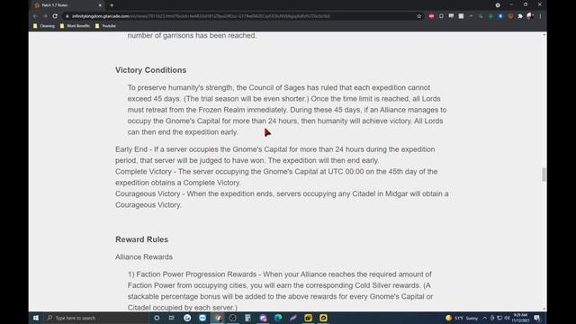 Infinity Kingdom | FULL V1.7 Patch Notes Review: ALL KvK Details, Rewards System, & How To Win!