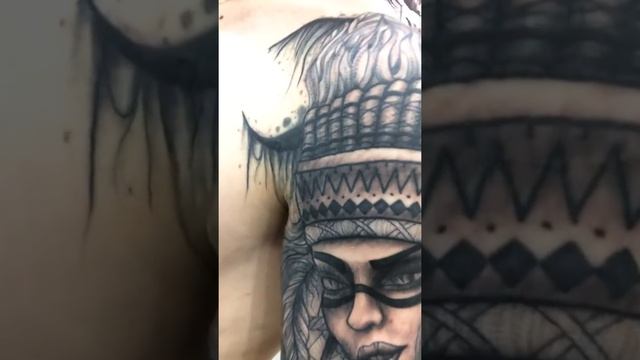 Девушка, роуч, череп, ловец, месяц  Примерно 9 часов работы