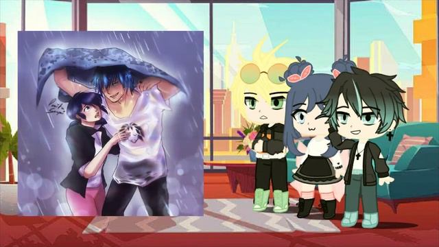 🥀Реакция на шипы Маринетт, Луки и Адриана🥀||Gacha Club||Что - то  пошло не так||❤By •Luna•❤||