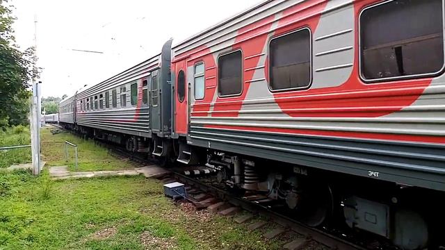 ЭП1П-029 С поездом Кисловодск - Санкт-Петербург