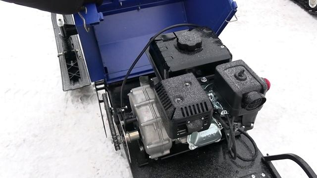 Мотобуксировщик ДЕЛЬТА-2 с лыжным модулем и редуктором.