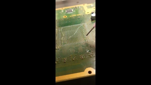 Реболл процессора PS4 Slim.mp4