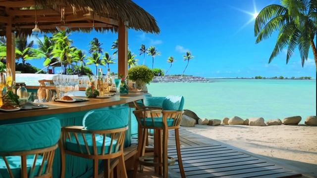 Summer Beach Bossa Nova - Bossa Nova Music, Smooth Jazz BGM, Ocean Wave Sound For Study & Relaxatio