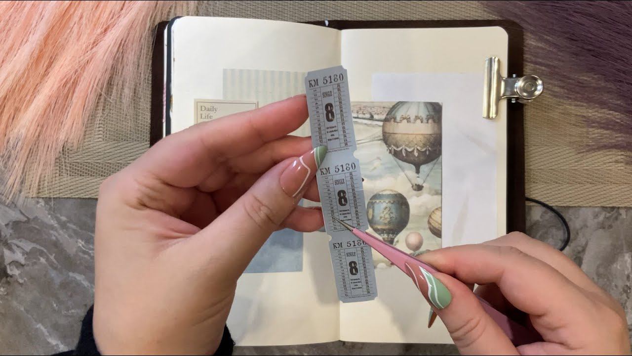 Hot Air Baloon Promenade| ASMR For Sleep | Journaling | No Talking | Decoration | Relaxation 42