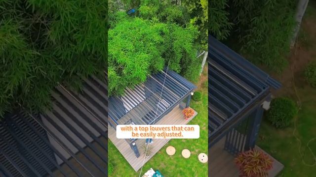 Cheap Factory Price Motorized Adjustable Waterproof Sun Resistant Louvered Aluminum Pergola Canopy