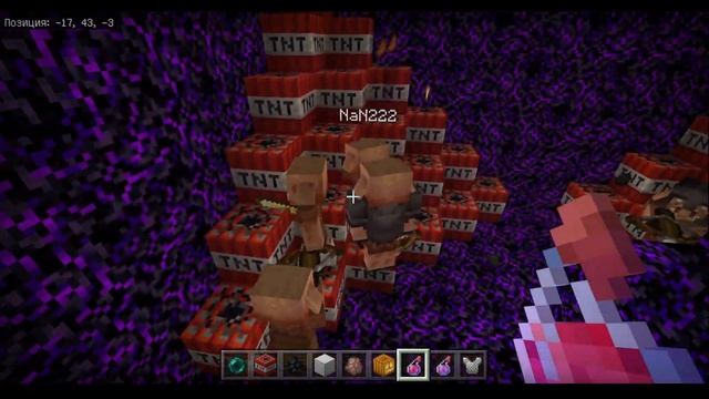 Я закрыл 30 игроков в якоре возрождения в майнкрафте