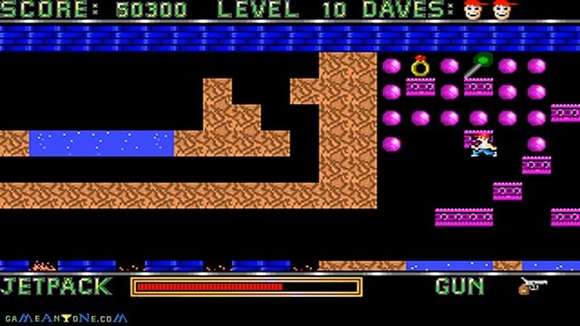 Dangerous Dave /// Level 1-10 (+ 4 Warp Zones)