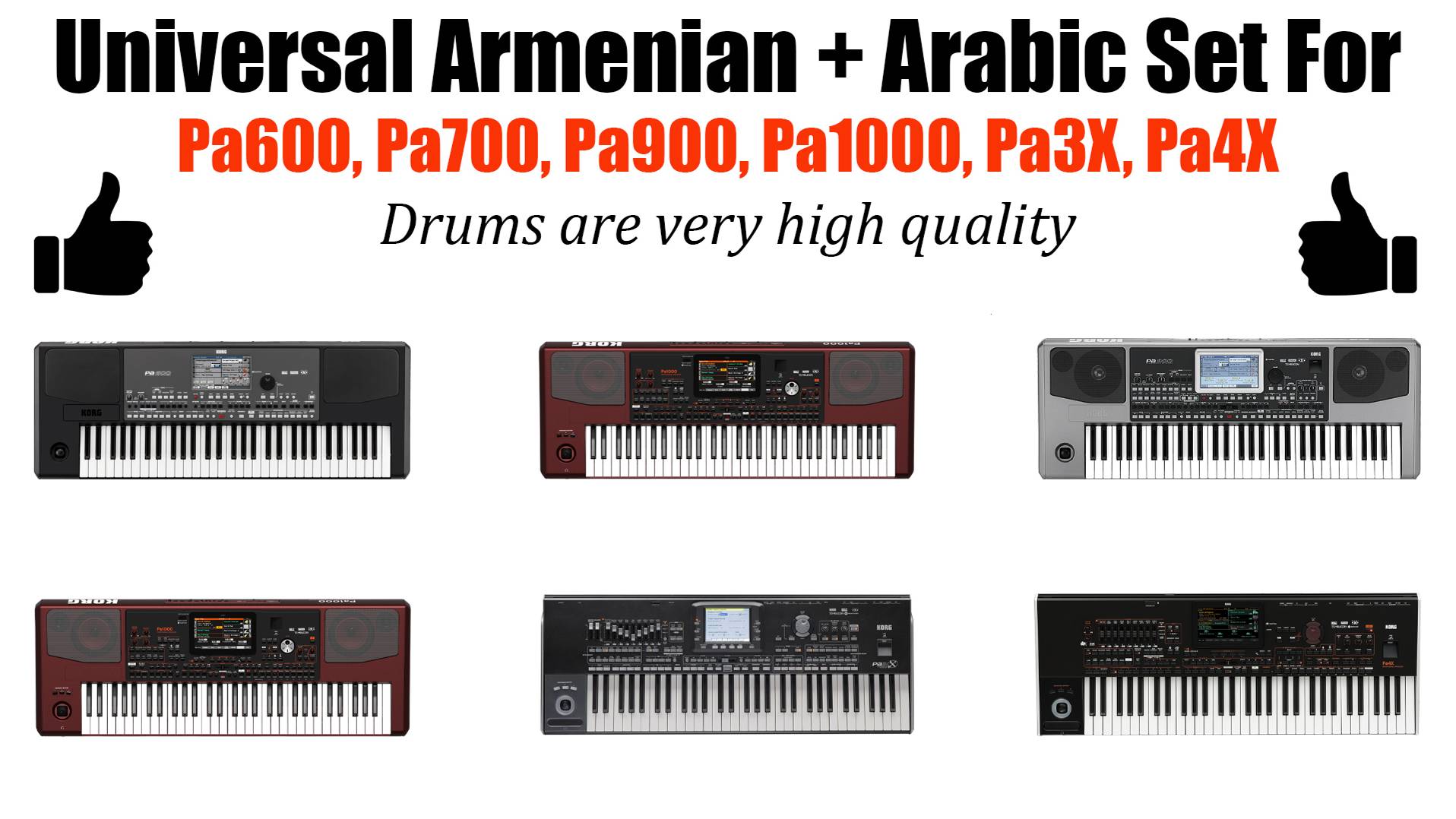 New Armenian SET 2022 For Korg Pa600,Pa700, Pa900, Pa1000, Pa4X