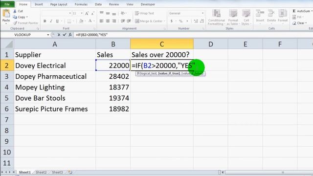 Microsoft Excel IF Statement Tutorial And Guide - Excel 2003, 2007, 2010