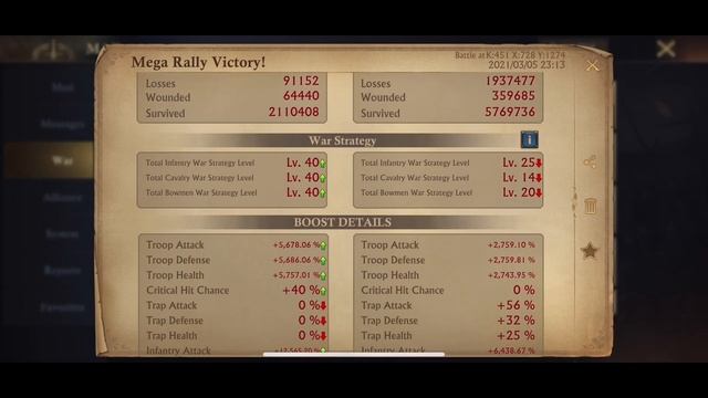 King Of Avalon: Raid - Phoenix Games, K.150 Vs K.350, K.451 & K.468.HUGE RALLIES !! Awesome Raid.