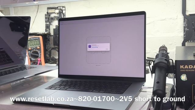 Macbook Pro 16 Inch 2019 No Power:::820-01700:::2.5V Short To Ground On SSD RAIL.