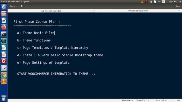 Wordpress WooCommerce Theme Development Tutorials #3 First Phase Course Plan In Theme Development