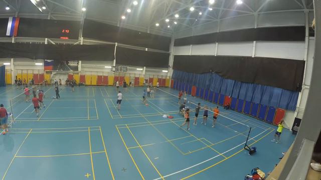 Турнир по бадминтону памяти Л  Э  Ремизовой 04 января 2018 часть 2