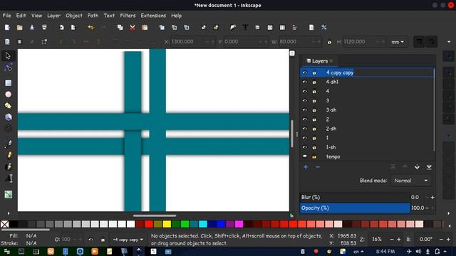 Inkscape Tutorial - Create Background - Desktop Wallpaper (Using Blur Filter)