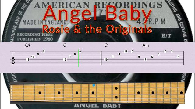 Angel Baby - Rosie & The Originals - Guitar TAB PlayAlong