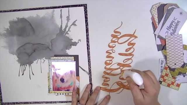 Process Video: Happy Halloween Layout