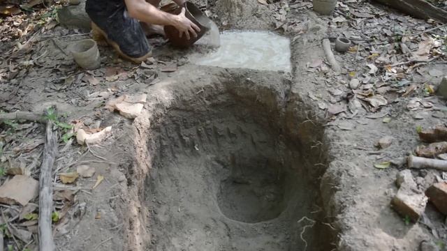 Примитивная технология: Печь с нисходящим потоком