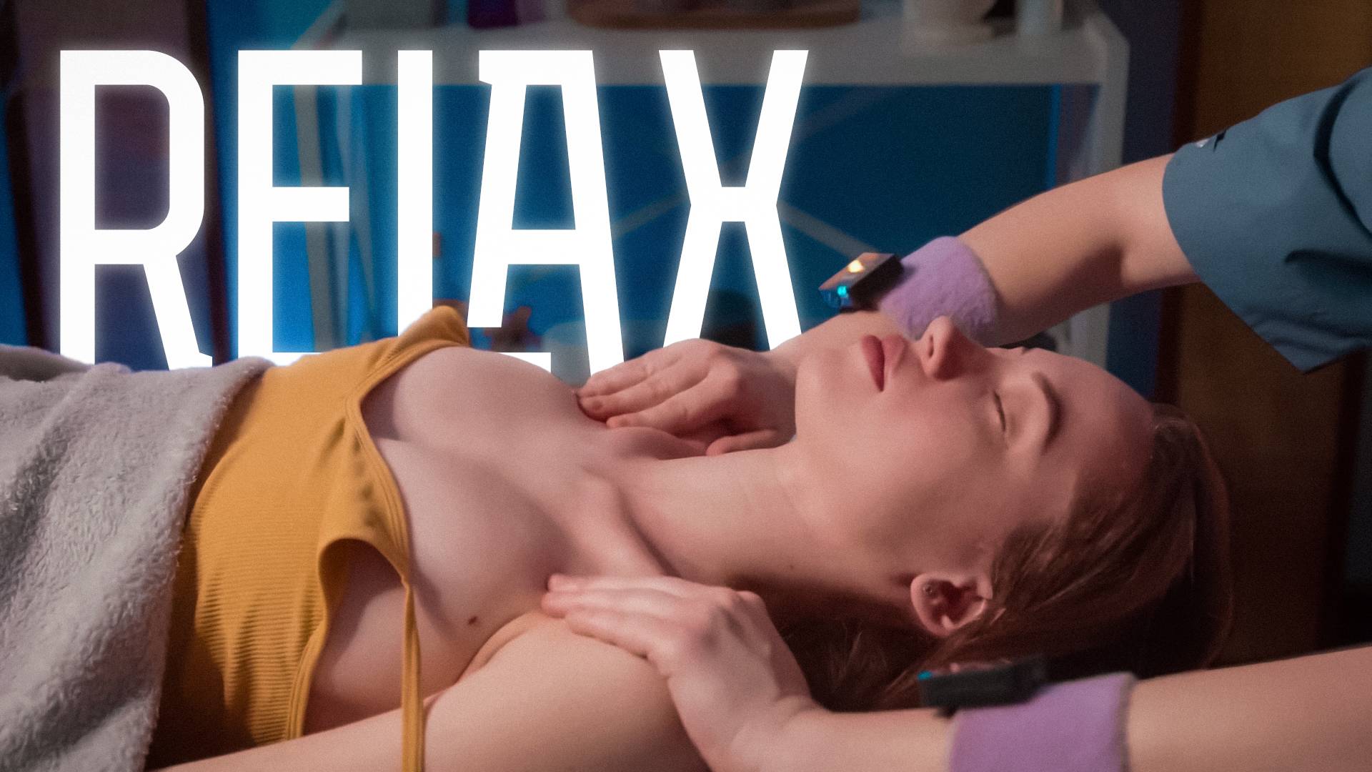 ❀ ASMR ❀ МАССАЖ ПЛЕЧ И ГРУДИ ❀ АСМР ❀