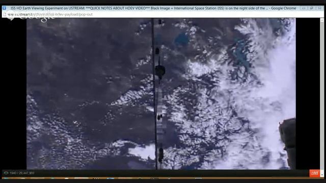 ISS HD Earth Viewing - Земля со спутника в Реальное време в HD качестве