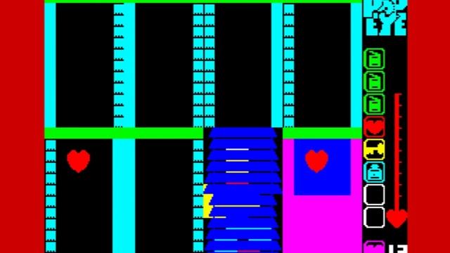 Popeye Walkthrough, ZX Spectrum