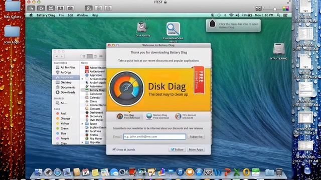 Apple Diagnostic - How To Check In Battery Cycles With A Mac App 2014 - IOSGenius